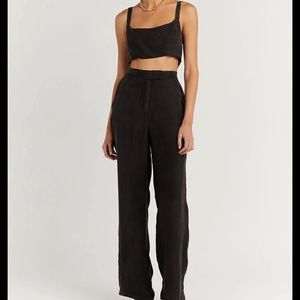 BRAND NEW WITH TAGS Dissh Australia Black Campbell Straight Pant